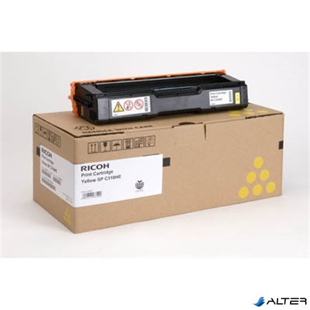 407635 Lézertoner Aficio SP C320DN nyomtatókhoz, RICOH, sárga, 6,6k