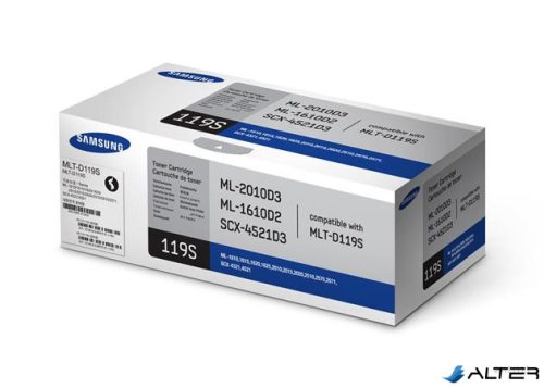 MLT-D119S Lézertoner "ML1610, 2010, 4521" nyomtatókhoz, SAMSUNG, fekete, 2k