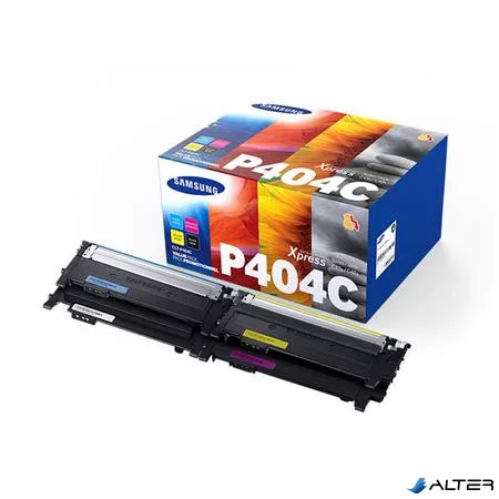 CLT-P404C Lézertoner multipack SL C430W, SL C480W nyomtatókhoz, SAMSUNG b+c+m+y 1,5k + 3x1k