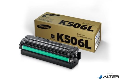 CLT-K506L Lézertoner CLP 680ND, CLX 6260 nyomtatókhoz, SAMSUNG fekete, 6k