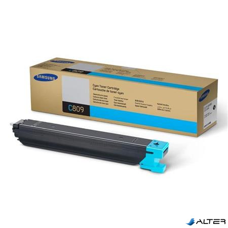 CLT-C809S Lézertoner CLX9201, 9251, 9301 nyomtatókhoz, SAMSUNG, cián, 15k