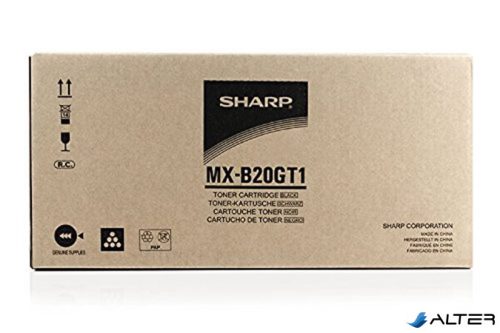 MXB-20GT1 Fénymásolótoner MX B200 fénymásolóhoz, SHARP fekete, 8k