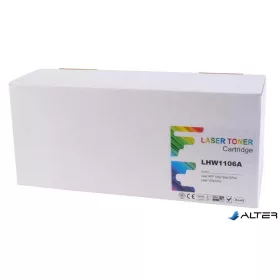 W1106A Lézertoner, new chip, TENDER®, fekete, 1k