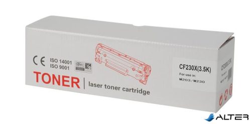 CF230X lézertoner, TENDER®, fekete, 3,5k
