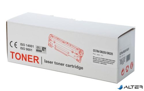 CE278A/CRG728 lézertoner, univerzális, TENDER, fekete, 2,1k