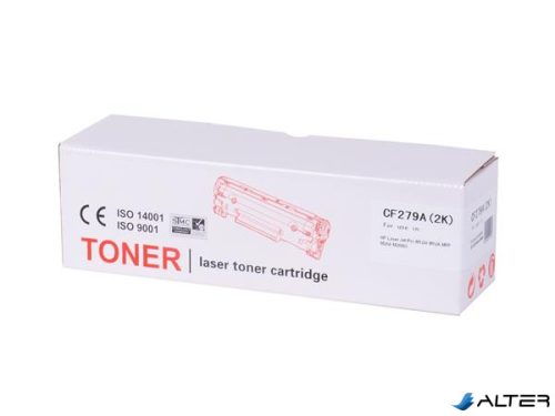 CF279A XL lézertoner, TENDER®, fekete, 2k
