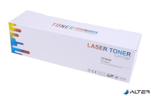 CF283A lézertoner, TENDER, fekete, 1,6k