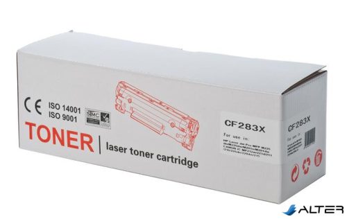 CF283X / CRG737 lézertoner, TENDER®, fekete, 2,4k