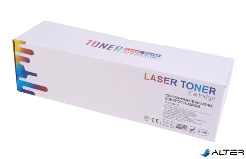 CB435A/CB436A/CE285A lézertoner univerzális, TENDER, fekete, 2,1k