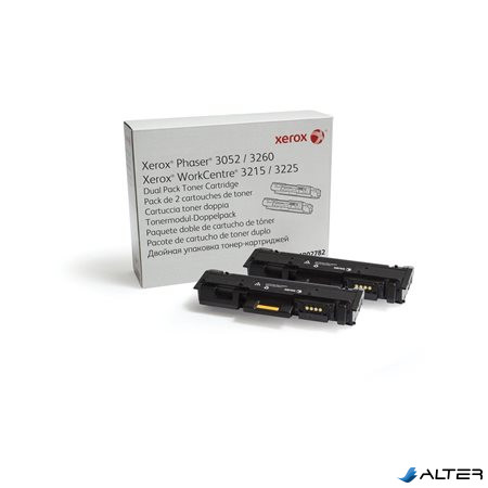 106R02782  Lézertoner WorkCentre 3225, 3215 nyomtatóhoz, XEROX fekete, 2*3k