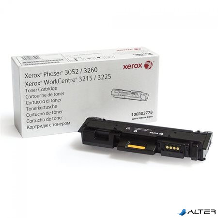 106R02778 Lézertoner WorkCentre 3225, 3215 nyomtatóhoz, XEROX fekete, 3k