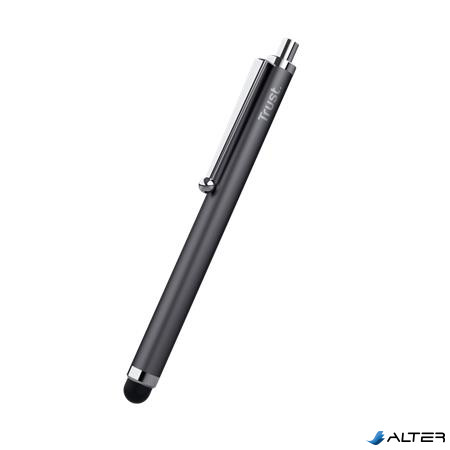 Érintőtoll, érintőképernyős készülékekhez, TRUST "Stylus", fekete