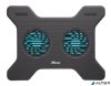 Notebook állvány, ventilátorral, USB, TRUST "Xstream Breeze", fekete