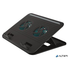   Notebook állvány, ventilátorral, USB, TRUST "Cyclone"