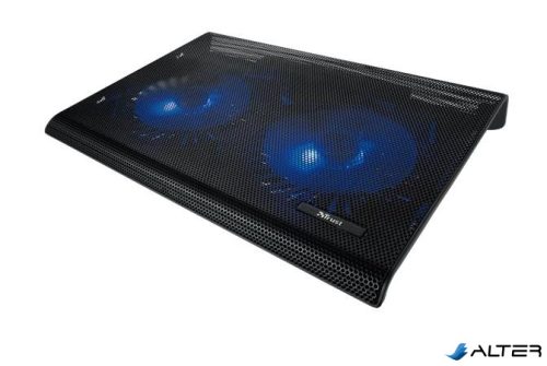 Notebook állvány, ventilátorral, USB, TRUST "Azul"