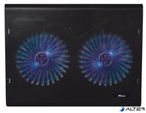 Notebook állvány, ventilátorral, USB, TRUST 'Azul'