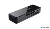 Kártyaolvasó, SD + MicroSD kártyához, USB 3.2 gen1, "TRUST Nanga", fekete