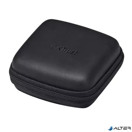 Fülhallgató, mikrofonnal, gaming, TRUST "GXT408 Cobra", fekete-piros