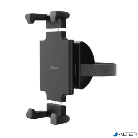 Autós telefon- és táblagéptartó, fejtámlára rögzíthető, TRUST 'Rheno', fekete