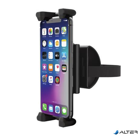 Autós telefon- és táblagéptartó, fejtámlára rögzíthető, TRUST 'Rheno', fekete