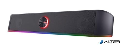 Hangszóró, 12W, 3.5 mm jack, TRUST "GXT619 Thorne", fekete