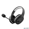 Fejhallgató, vezeték nélküli, mikrofonnal, gaming, TRUST "GXT391 Thian", fekete-fehér