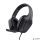 Fejhallgató, mikrofonnal, gaming, TRUST "GXT415 Zirox", fekete