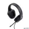 Fejhallgató, mikrofonnal, gaming, TRUST "GXT415 Zirox", fekete
