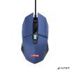 Egér, vezetékes, optikai, gaming, LED, TRUST "GXT109B Felox", kék