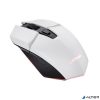 Egér, vezeték nélküli, optikai, gaming, LED, TRUST "GXT110W Felox", fehér