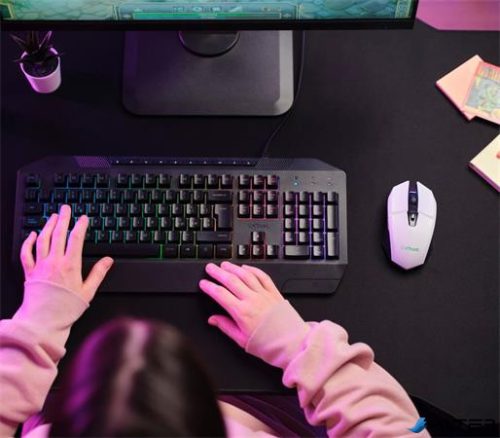 Egér, vezeték nélküli, optikai, gaming, LED, TRUST 'GXT110W Felox', fehér