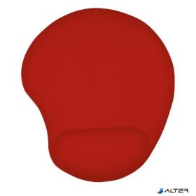   Egéralátét csuklótámasszal, gél töltésű, TRUST 'Bigfoot', piros