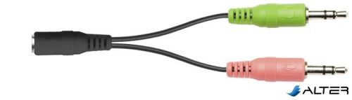 Fejhallgató, mikrofonnal, vezetékes, 3,5 jack, TRUST 'Primo'