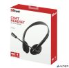 Fejhallgató, mikrofonnal, vezetékes, 3,5 jack, TRUST 'Primo'