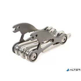   Szerszám kerékpárhoz, 18 funkció, TROIKA 'Bike Multitool', ezüst