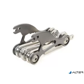   Szerszám kerékpárhoz, 18 funkció, TROIKA "Bike Multitool", ezüst