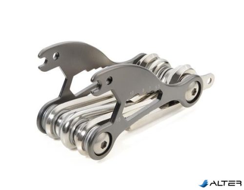 Szerszám kerékpárhoz, 18 funkció, TROIKA "Bike Multitool", ezüst