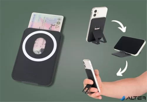 Multifunkcionális kártyatartó, 1 db-os, telefontartó, TROIKA "Hildecard"