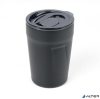 Termoszbögre, 300 ml, rozsdamentes acél, TROIKA "Cup-uccino", fekete