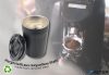 Termoszbögre, 300 ml, rozsdamentes acél, TROIKA "Cup-uccino", fekete