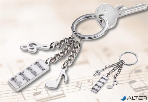 Kulcstartó, 3 charm dísszel, TROIKA "5. Sinfonie"
