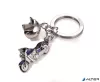 Kulcstartó, 2 charm dísszel, SWAROVSKI® kristályokkal, TROIKA "Key cruising"