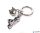 Kulcstartó, 2 charm dísszel, SWAROVSKI® kristályokkal, TROIKA "Key cruising"