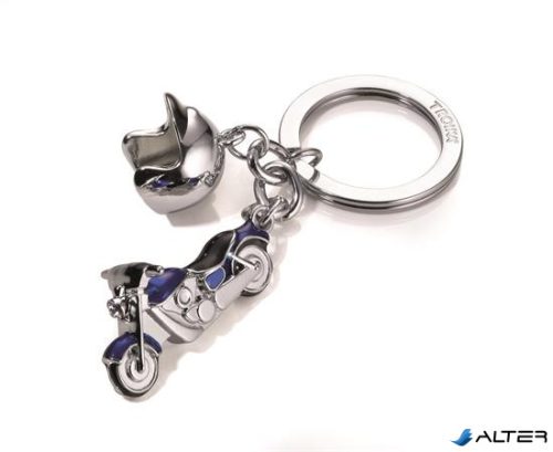 Kulcstartó, 2 charm dísszel, SWAROVSKI® kristályokkal, TROIKA "Key cruising"