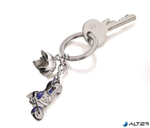 Kulcstartó, 2 charm dísszel, SWAROVSKI® kristályokkal, TROIKA "Key cruising"