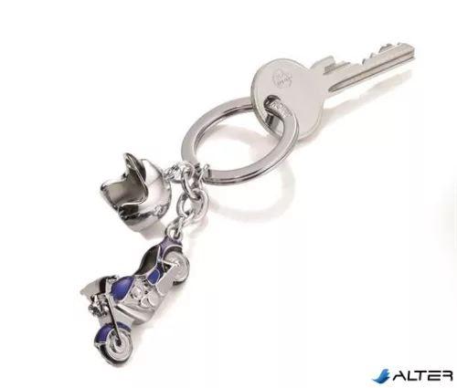 Kulcstartó, 2 charm dísszel, SWAROVSKI® kristályokkal, TROIKA "Key cruising"