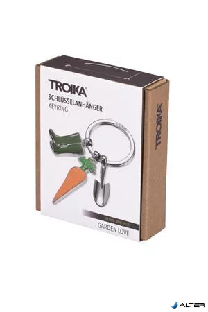 Kulcstartó, 3 charm dísszel, TROIKA 'Garden Love'