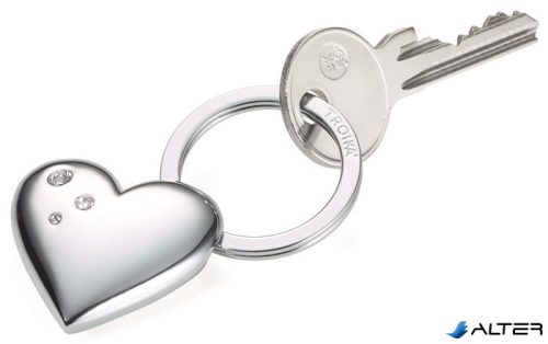 Kulcstartó, SWAROVSKI® kristályokkal, TROIKA, 'Girls best friends' Shiny