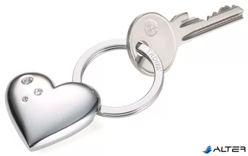 Kulcstartó, SWAROVSKI® kristályokkal, TROIKA, "Girls best friends" Shiny