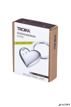 Kulcstartó, SWAROVSKI® kristályokkal, TROIKA, 'Girls best friends' Shiny